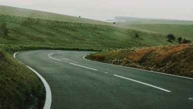 photo of an empty road