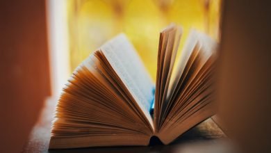 opened book